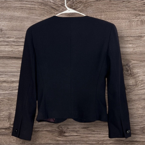 Christian Dior Women's Elegant Black Blazer 1980s100% Pure Wool. - Picture 2 of 3